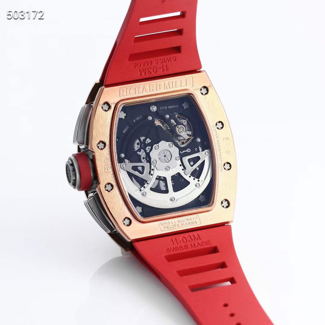 리차드밀 2023 RM011 FM 레드스트랩 시계 워치